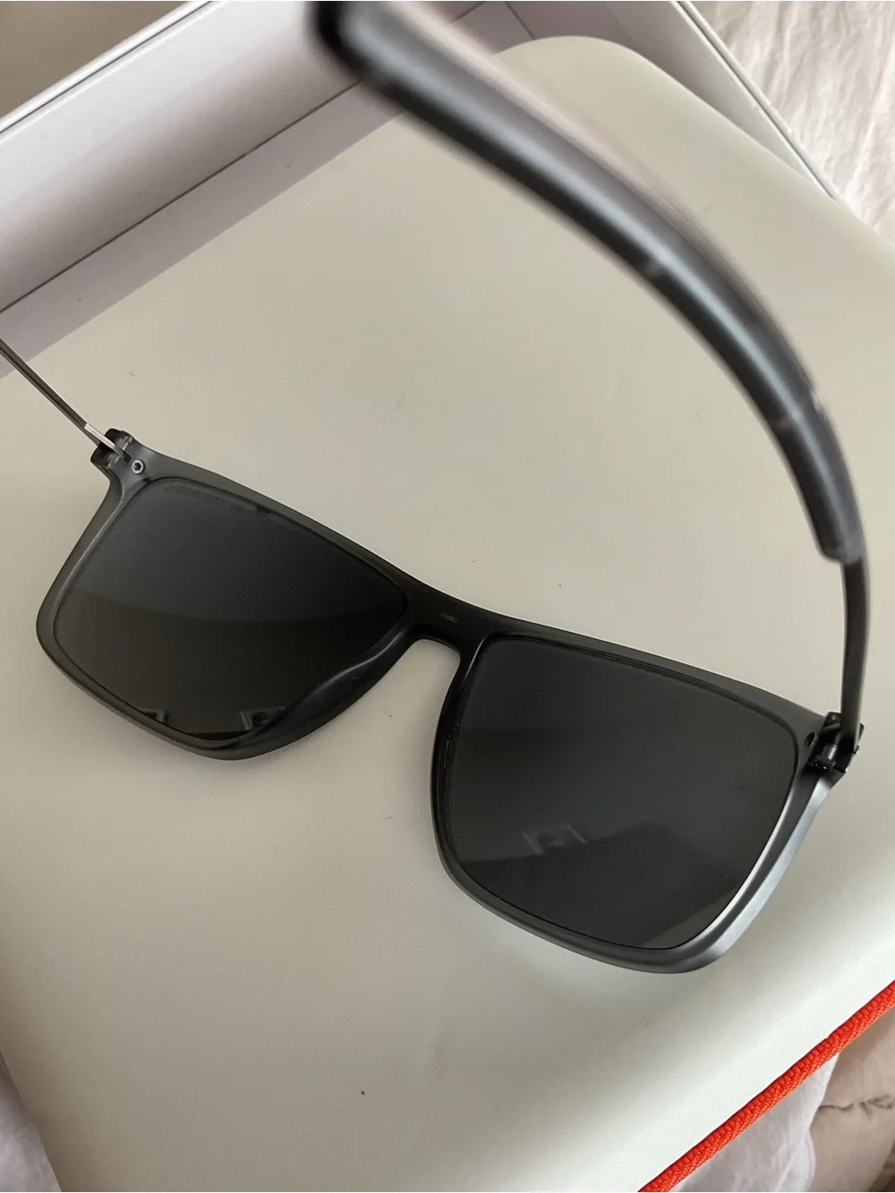 Porches Designed Black Polarized Men's Sunglasses - Classic Full Frame. One size